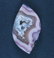Gorgeous Laguna Agate Cabochon- Pink and White   #19789
