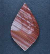 Dramatic Pink and Red Orby Imperial Jasper Cabochon #20354