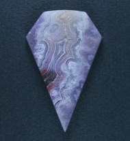 Intricate Purple and Pink Aztec Lace Agate Designer Cabochon  #20415