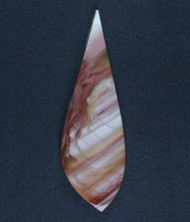 Dramatic Pink and Green Imperial Jasper Cabochon  #20522