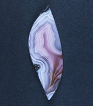 Gorgeous Laguna Agate Cabochon- Red, Pink and White   #20537