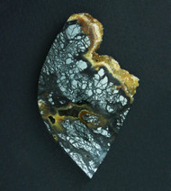 Exceptional Indonesian Marcasite in Agate Designer Cabochon   #20613