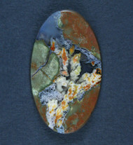 Colorful Priday Plume Agate Designer Cabochon  #20638