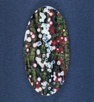 Guadalupe Poppy Jasper Cabochon Red, Green and White   #20642