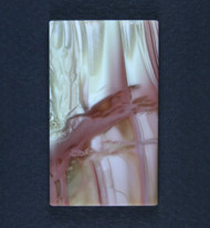 Dramatic Pink and Green Imperial Jasper Cabochon  #20692