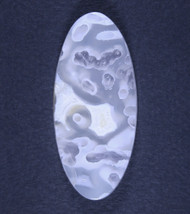 Intricate White Ochoco Tube Agate Designer Cabochon   #20740