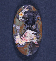 Colorful Priday Plume Agate Designer Cabochon  #20814