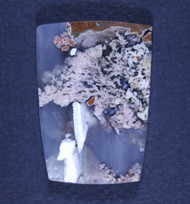 Beautiful Priday Plume Agate Designer Cabochon  #20817