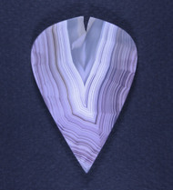 Top Shelf Laguna Agate Cabochon-  Pink w Parallax   #20823