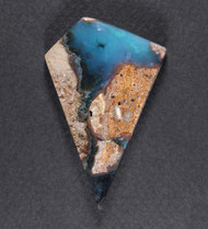 Rare! Needles Blue Gem Chrysocolla  w Tenorite Cabochon   #20915