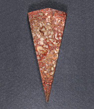 Multi-colored Dinosaur Bone Cabochon- Red and Orange  #20974