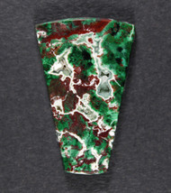 Gorgeous Malachite and Chrysocolla Cabochon -w- Druzy  #20996