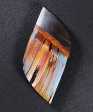 Dramatic Marra Mamba  Cabochon -  Red, Yellow and Green  #21090