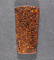 Gem Dinosaur Bone Cabochon- Red and Black  #21091
