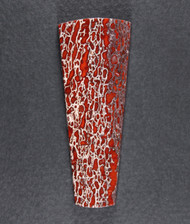 Gem Dinosaur Bone Cabochon- Red and Black  #21094