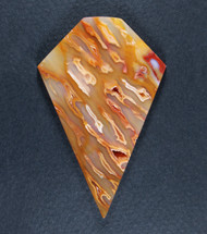 Colorful Indonesian Tube Agate Designer Cabochon  #21100