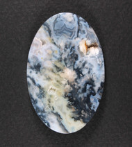 Graveyard Point Plume Agate Doublet Cabochon  #21109