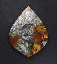 Beautiful Indonesian Marcasite in Agate Designer Cabochon   #21168