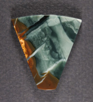 Dramatic Morrisonite Jasper Cabochon- Green and White  #21195