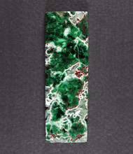 Gorgeous Malachite and Chrysocolla Cabochon -w- Druzy  #21196