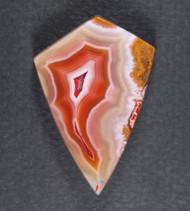 Gorgeous Laguna Agate Cabochon- Red, Pink and White   #21200