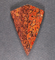 Gem Dinosaur Bone Cabochon- Red and Black  #21209