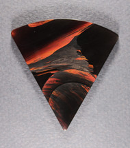 Rare! Fantastic Red Ribbon Obsidian Designer Cabochon  #21218
