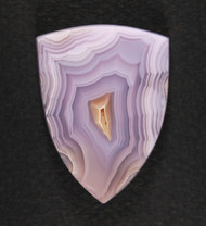 Beautiful Laguna Agate Cabochon- Purple and Yellow     #21227