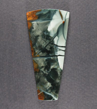 Dramatic Morrisonite Jasper Cabochon- Green and White  #21229