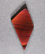 Rare! Fantastic Red Ribbon Obsidian Designer Cabochon  #21233