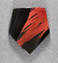 Rare! Fantastic Red Ribbon Obsidian Designer Cabochon  #21238