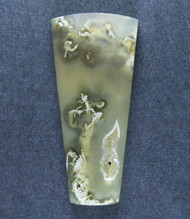 Gorgeous Lucky Strike Moss Agate Cabochon -w- Druzy  #21265