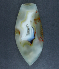 Gorgeous Lucky Strike Banded Agate Designer Cabochon  #21272