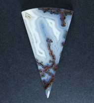 Fantastic Raspberry Tube Agate Designer Cabochon #21321