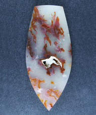 Gorgeous Bull Canyon Tube Agate Designer Cabochon  #21347