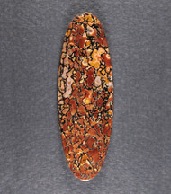 Multi-colored Dinosaur Bone Cabochon- Red and Orange  #21360