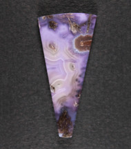 Gorgeous Laguna Agate Cabochon- Purple w Sagenite   #21393