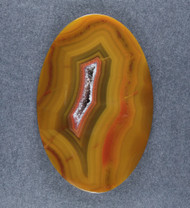 Top Shelf Orange Condor Agate Designer Cabochon-   #21402