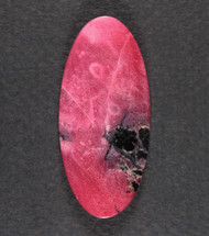 Deep Red Imperial Rhodonite Cabochon - Dramatic Colors  #21469