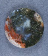 Gorgeous Woodward Ranch Plume Agate Cabochon  #21473