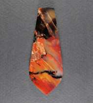 Dramatic Arizona Rainbow Wood Designer Cabochon  #21477