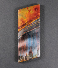 Dramatic Marra Mamba  Cabochon -  Rare Cobalt Blue w Red   #21510