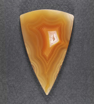 Pretty Laguna Agate Designer Cabochon- Yellow and White   #21521