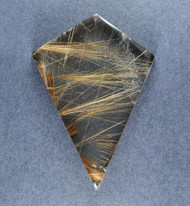 Fantastic! Rutilated Quartz Cabochon -w- Golden Needles  #21529