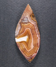 Gorgeous Laguna Agate Designer Cabochon- Orange and Pink   #21531