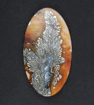 Beautiful Indonesian Plume Marcasite in Agate Designer Cabochon   #21543
