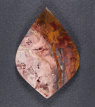 Dramatic Morrisonite Jasper Cabochon- Red, Orange and Pink   #21583