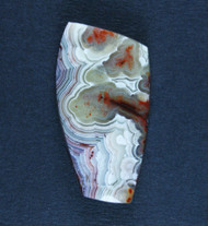 Crazy lace Agate Cabochon- Red, Orange and Yellow  #21622