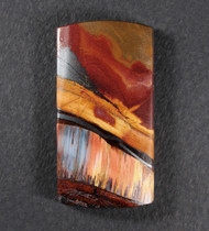Dramatic Marra Mamba  Cabochon -  Rare Cobalt Blue w Red   #21645