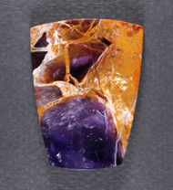 Gorgeous Golden Amethyst Cabochon- Purple w Gold  #21664